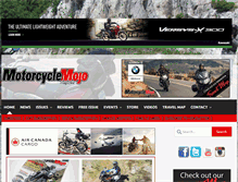 Tablet Screenshot of motorcyclemojo.com
